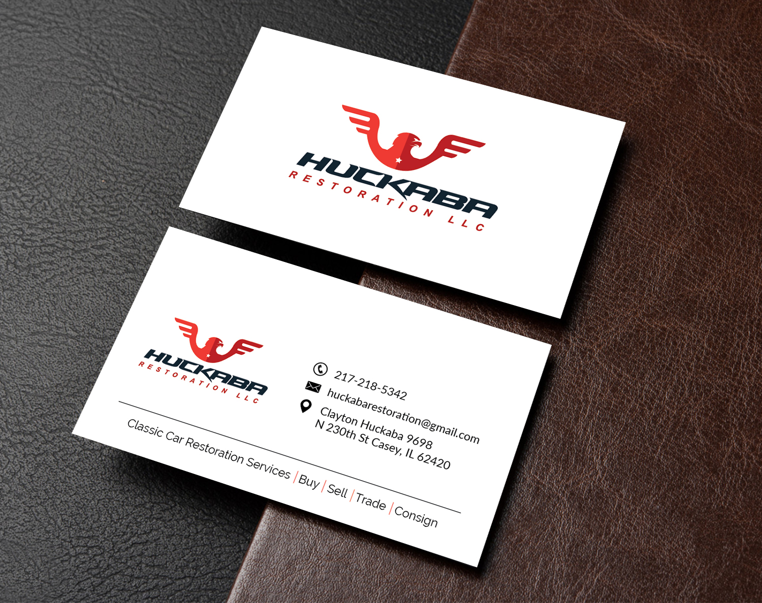 Business Card Design by M6G for Huckaba Restoration LLC  | Design #18615256
