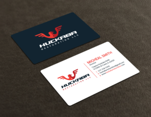 Business Card Design by Tripti Ranjan Gain for Huckaba Restoration LLC  | Design: #18691268