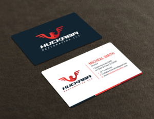 Business Card Design by Tripti Ranjan Gain for Huckaba Restoration LLC  | Design: #18691270