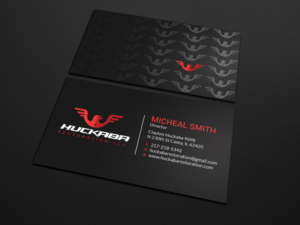 Business Card Design by Tripti Ranjan Gain for Huckaba Restoration LLC  | Design: #18691293