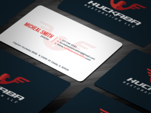 Business Card Design by Tripti Ranjan Gain for Huckaba Restoration LLC  | Design: #18691301