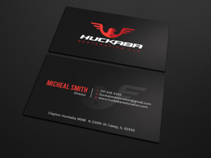 Business Card Design by Tripti Ranjan Gain for Huckaba Restoration LLC  | Design: #18691304