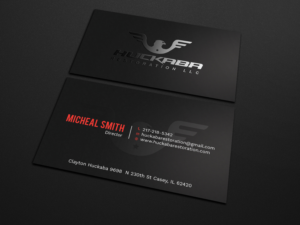 Business Card Design by Tripti Ranjan Gain for Huckaba Restoration LLC  | Design: #18691305
