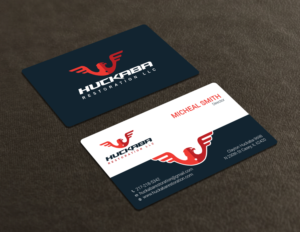 Business Card Design by Tripti Ranjan Gain for Huckaba Restoration LLC  | Design: #18691325