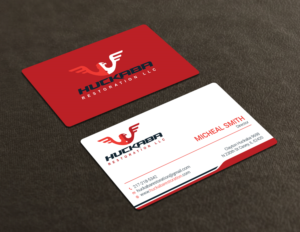 Business Card Design by Tripti Ranjan Gain for Huckaba Restoration LLC  | Design: #18691329