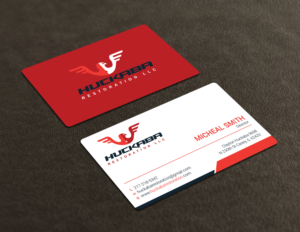 Business Card Design by Tripti Ranjan Gain for Huckaba Restoration LLC  | Design: #18691331