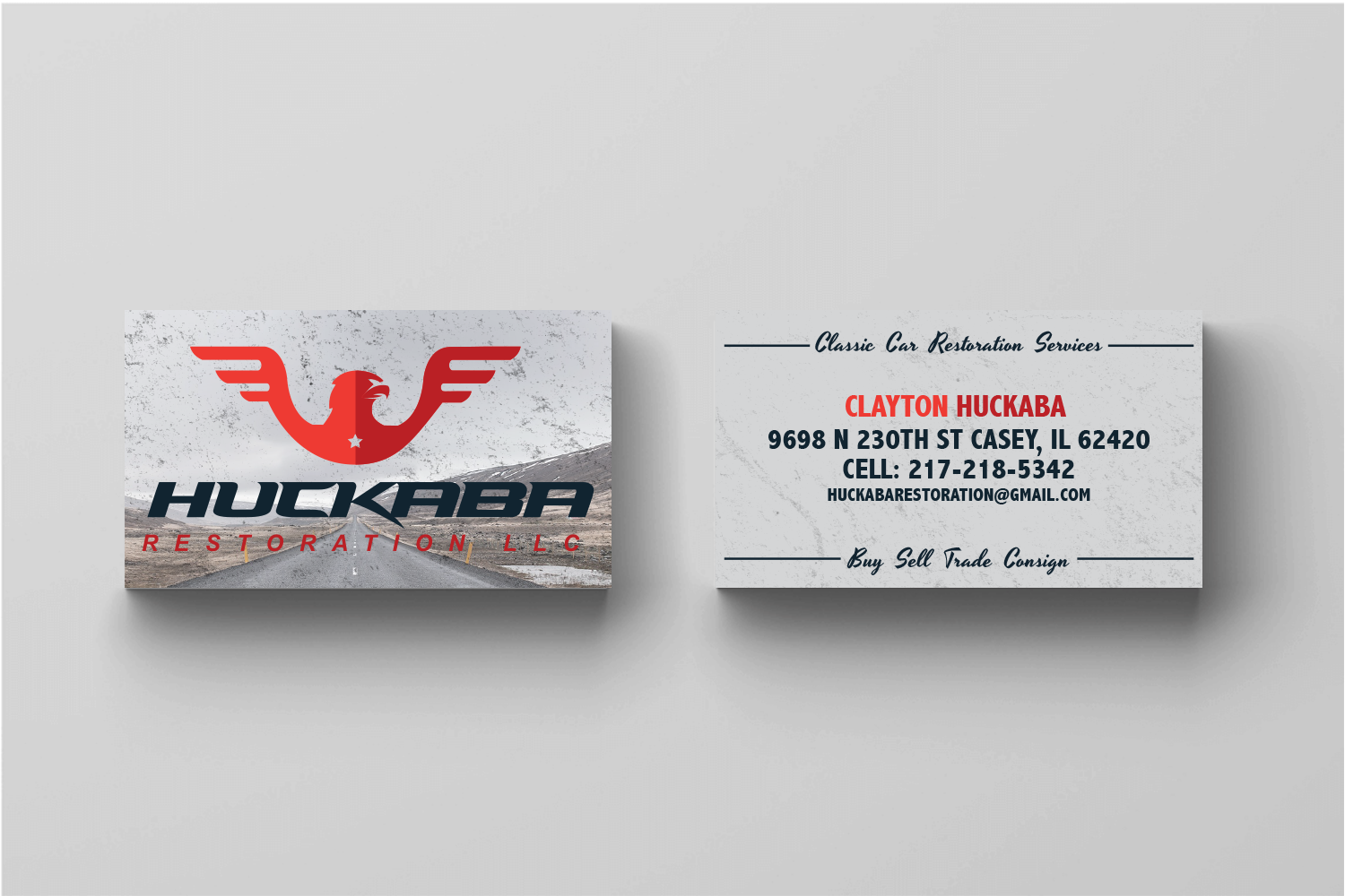 Business Card Design by cswicks for Huckaba Restoration LLC  | Design #18663128