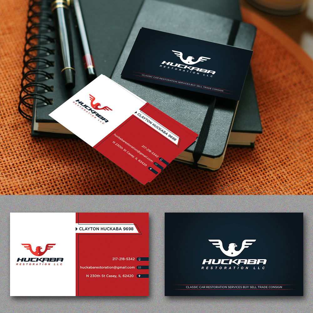 Business Card Design by codopoliz.solutions for Huckaba Restoration LLC  | Design #18679303