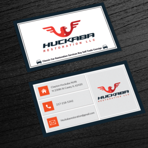 Business Card Design by Jarrin for Huckaba Restoration LLC  | Design: #18611366