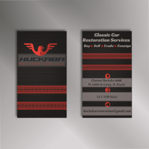 Business Card Design by Sams1 for Huckaba Restoration LLC  | Design: #18687990