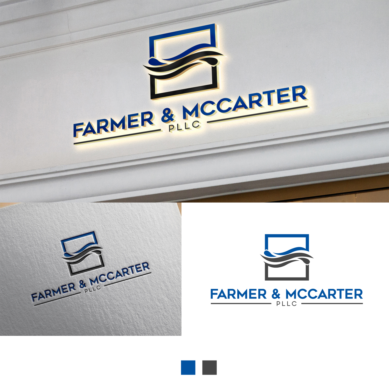 Logo Design by Aqeel Momin for Farmer & McCarter | Design #18636031