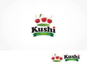 New ( Apple/ Cherry) BRAND - KUSHI | Logo Design by ArtTank