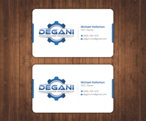 DEGANI Maintenance Industrielle | Visitenkarten-Design von Stylez Designz