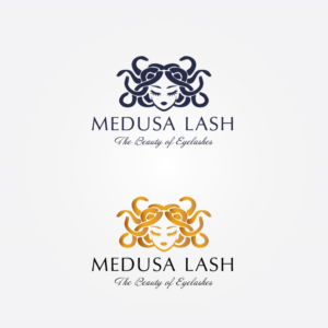 Medusa Lash | Logo Design by Irina Makedonska