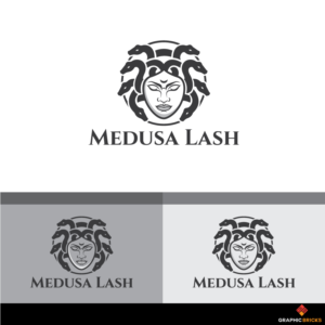 Medusa Lash | Logo Design by Graphic Bricks