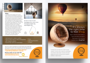 Snug Chair | Flyer Design by see why