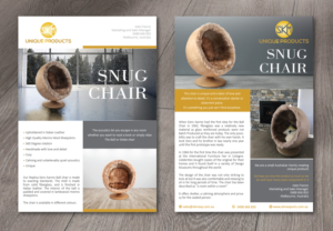 Snug Chair | Flyer Design by alex989