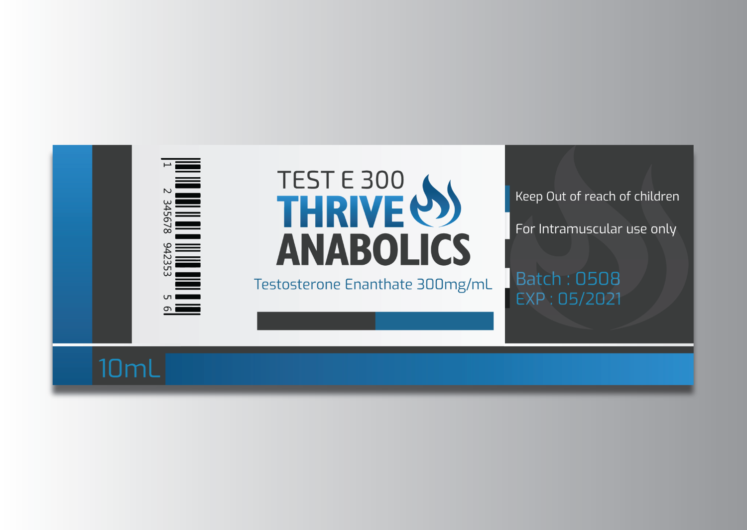 Etikett-Design von Ziad .A für THRIVE ANABOLICS | Design #18633361