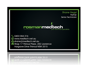 Managed Services Provider for Medical Practices Business Card Design | Business Card Design by Hardcore Design