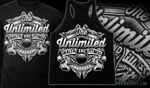 UNLIMITED Health and Fitness Shirt Design | T-Shirt-Design von Mayonpx