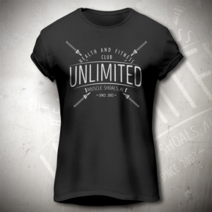 UNLIMITED Health and Fitness Shirt Design | Diseño de Camiseta por Jonya