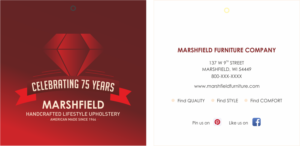 Signage Design by Pint & Promotional Projects for Marshfield Furniture | Design #18622248