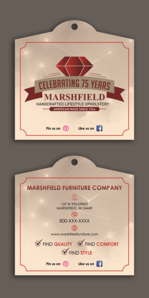 Signage Design by ecorokerz for Marshfield Furniture | Design: #18621731