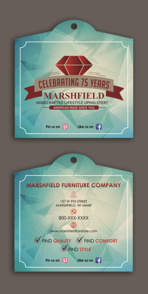 Signage Design by ecorokerz for Marshfield Furniture | Design: #18621732