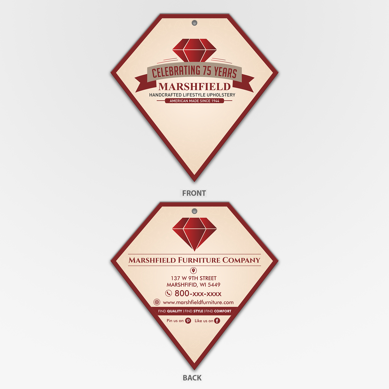 Signage Design by ecorokerz for Marshfield Furniture | Design #18623870