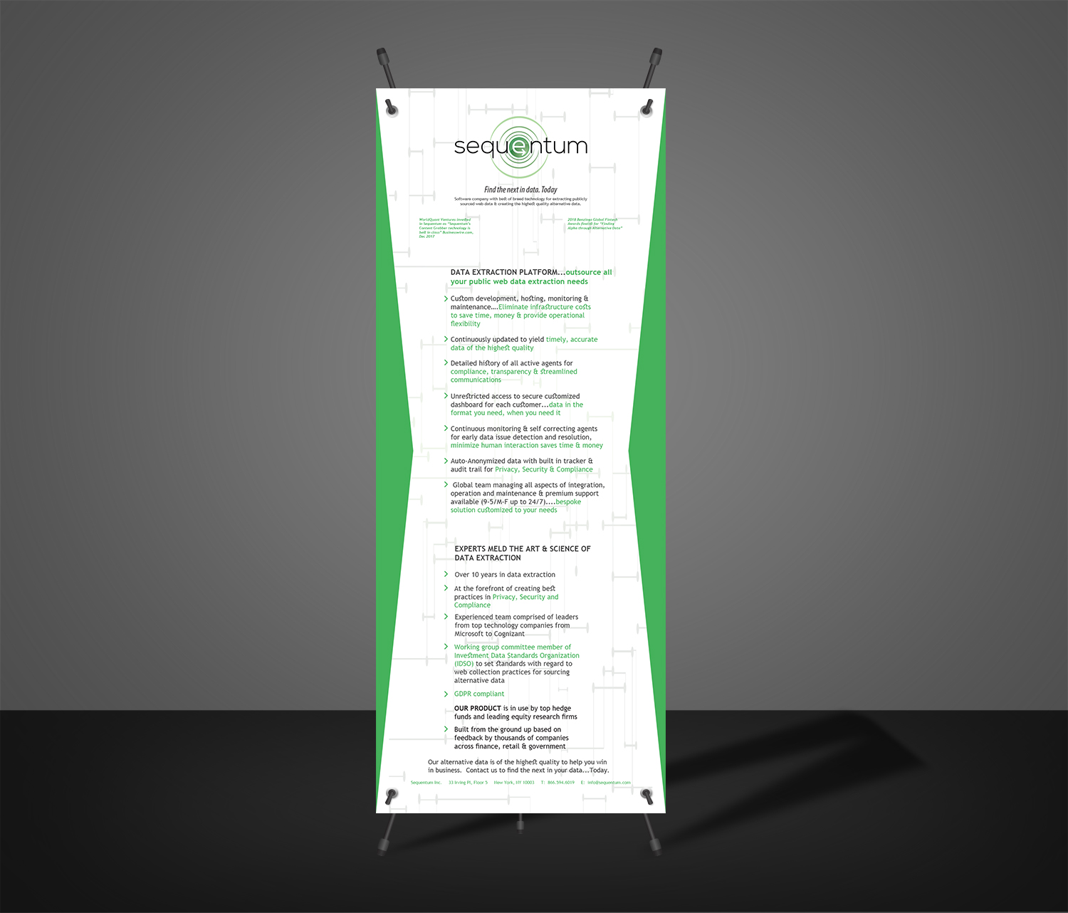 Poster Design by BEEZU for Sequentum | Design #18627237