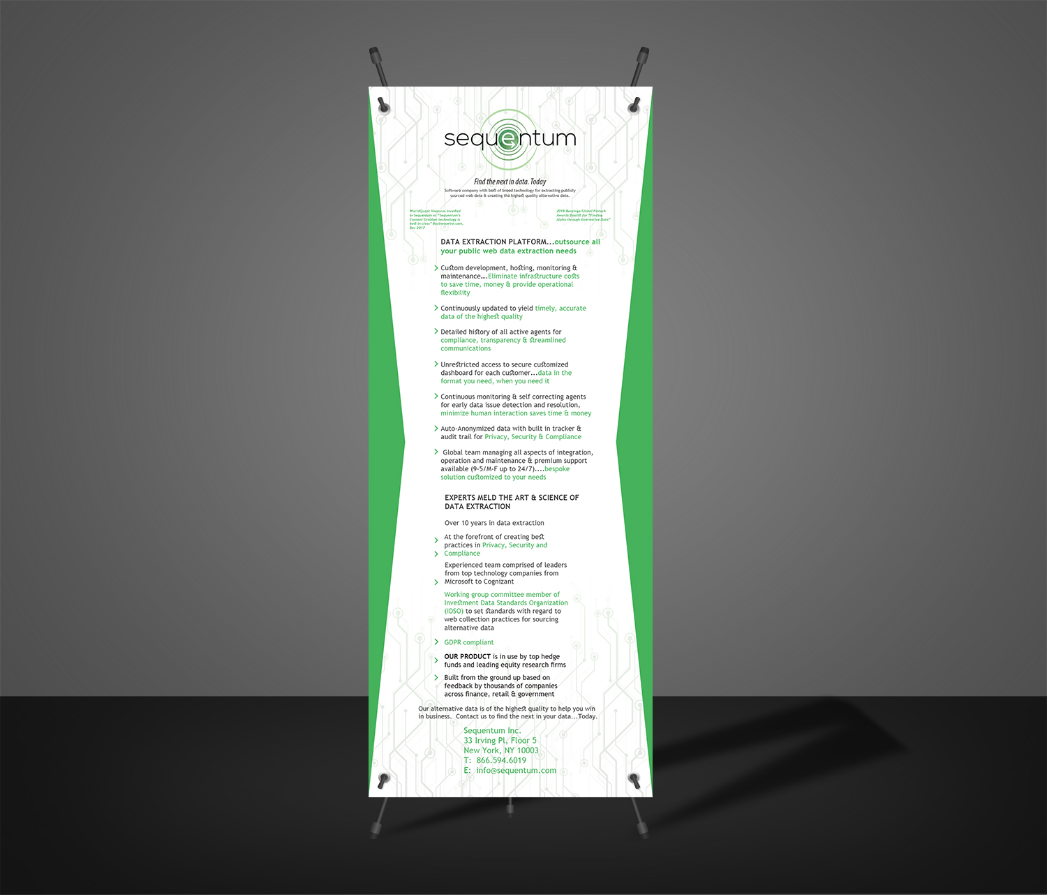Poster Design by BEEZU for Sequentum | Design #18627238