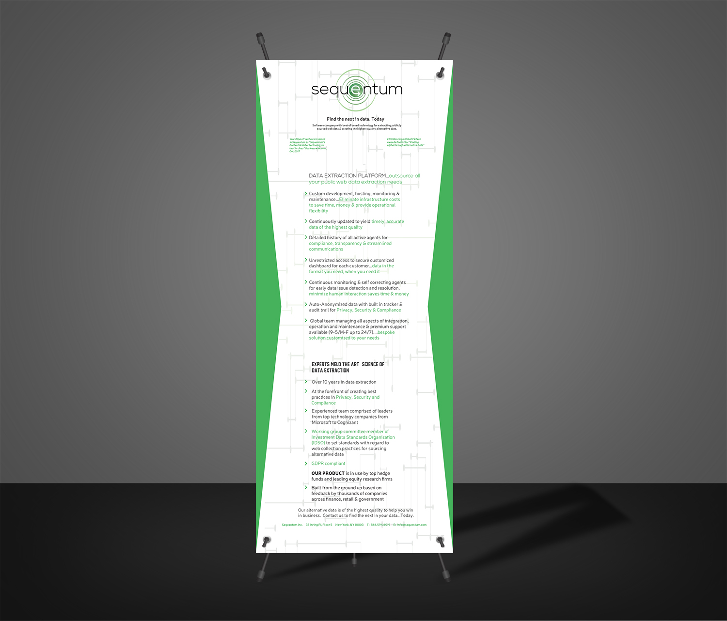 Poster Design by BEEZU for Sequentum | Design #18627742
