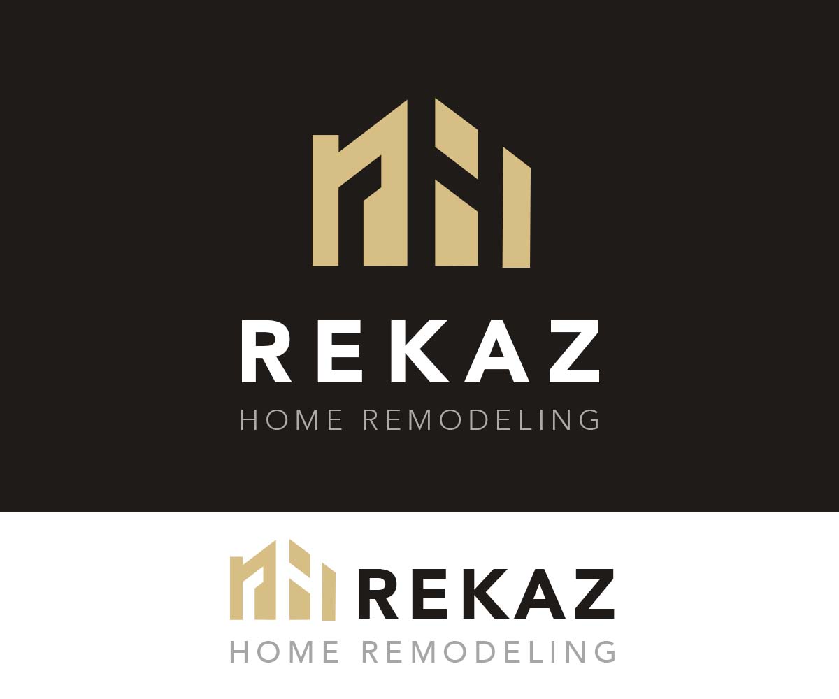 Logo Design by Andrés Sebastián for Rekaz Home Remodeling LLC | Design #18684112