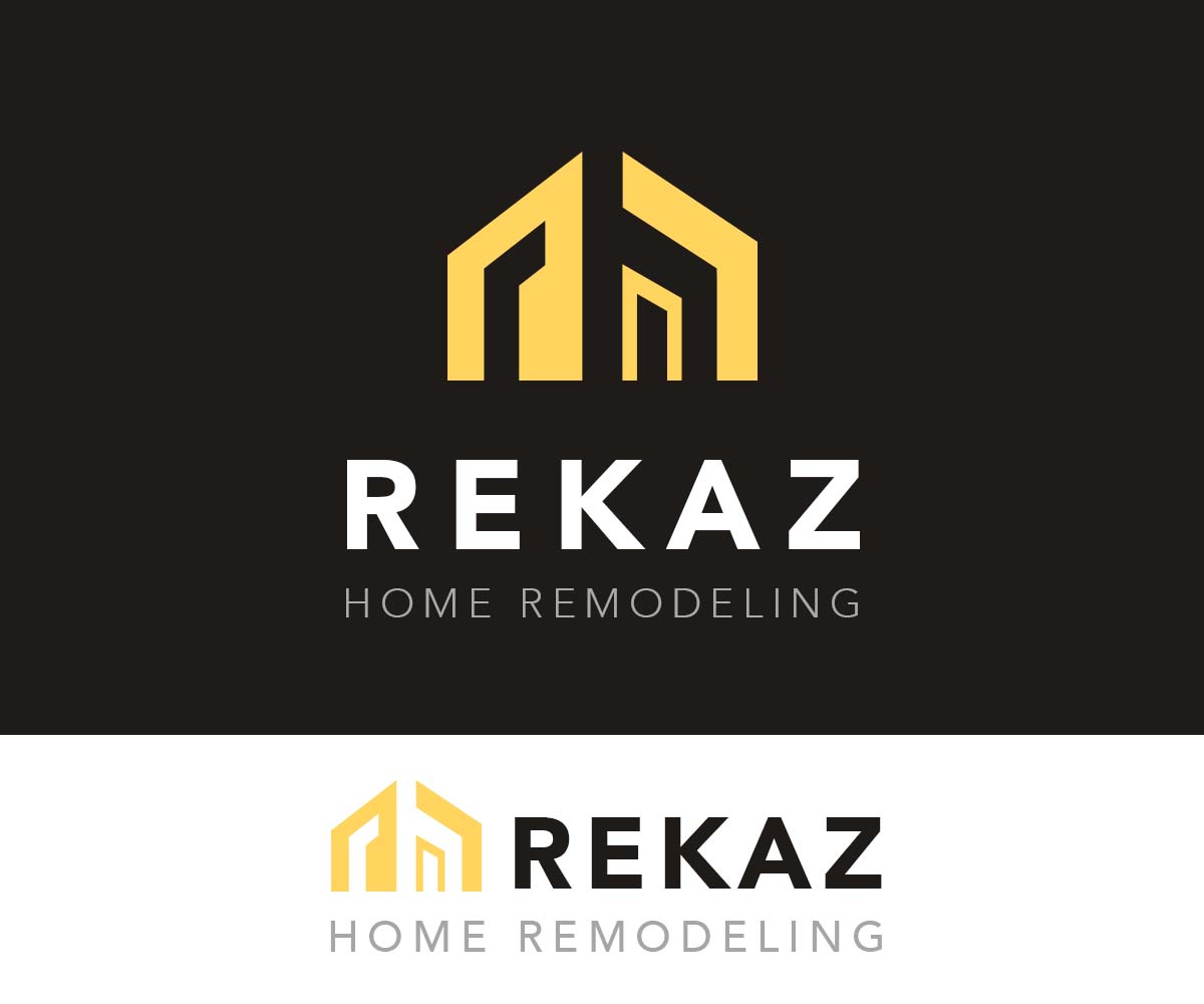 Logo Design by Andrés Sebastián for Rekaz Home Remodeling LLC | Design #18685816
