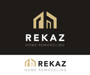 Logo Design by Andrés Sebastián for Rekaz Home Remodeling LLC | Design: #18686581