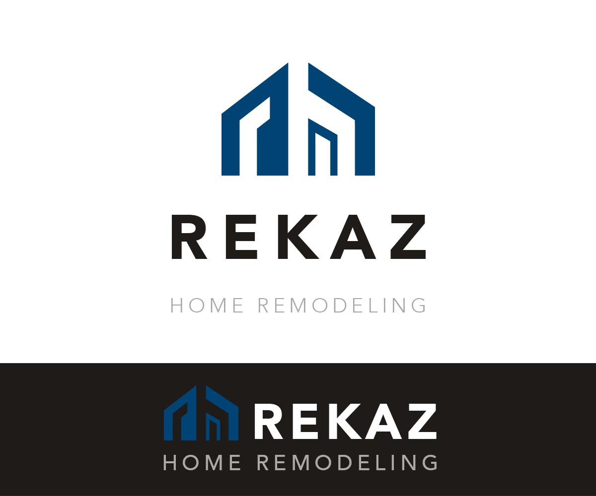 Logo Design by Andrés Sebastián for Rekaz Home Remodeling LLC | Design #18686805
