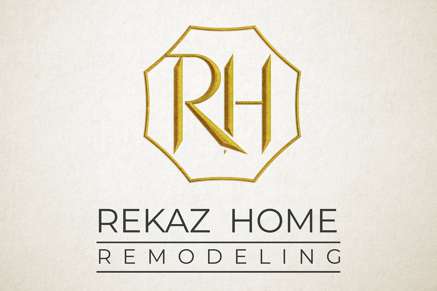 Logo Design by Dxignia for Rekaz Home Remodeling LLC | Design #18676366