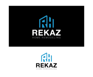 Logo Design by Isnah Logo for Rekaz Home Remodeling LLC | Design: #18692380
