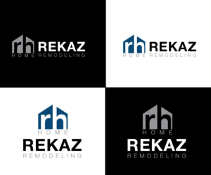 Logo Design by Isnah Logo for Rekaz Home Remodeling LLC | Design: #18694631