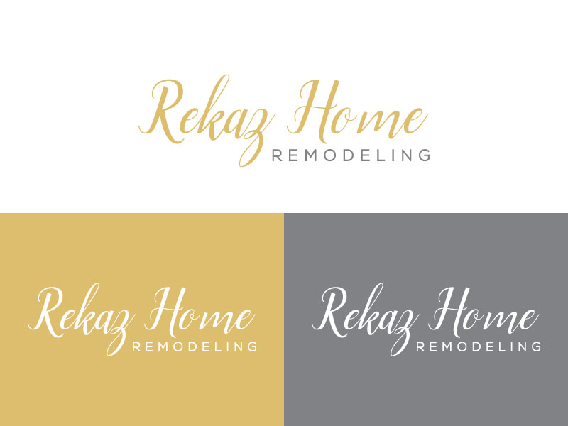 Logo-Design von Aidenjar für Rekaz Home Remodeling LLC | Design #18643404