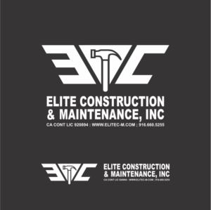Elite Construction & Maintenance, Inc. : CA Cont Lic 920894 : www.elitec-m.com ; 916.660.5255 | Logo Design by NATURAL SRI