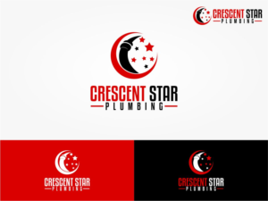 Crescent Star Plumbing | Logo Design by Robby SC