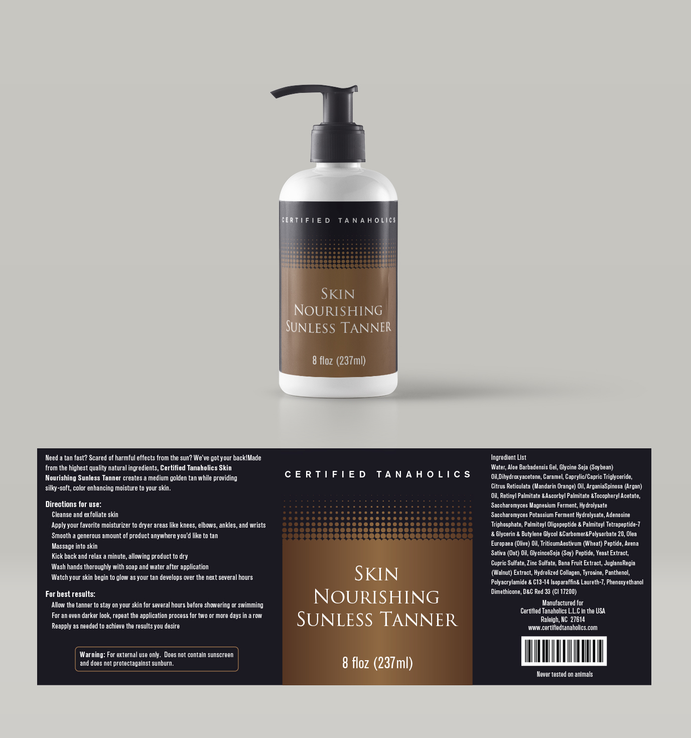 Packaging Design by PointGrfx for Certified Tanaholics LLC | Design #18685848