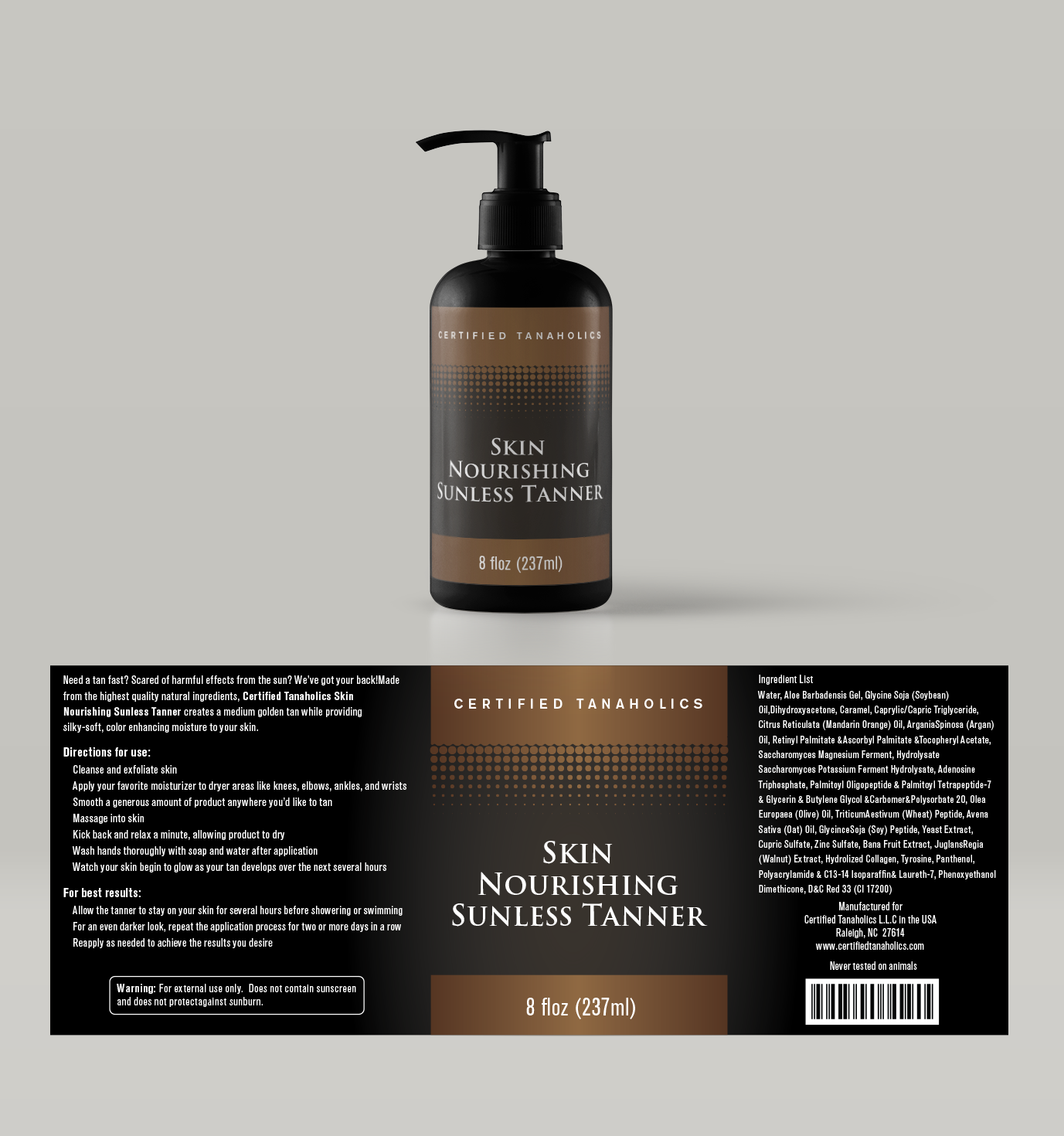Packaging Design by PointGrfx for Certified Tanaholics LLC | Design #18702721