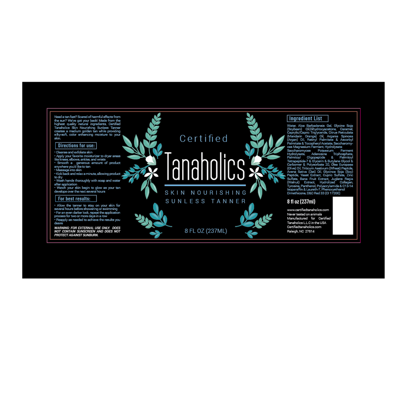 Packaging Design by Trang cyp for Certified Tanaholics LLC | Design #18788179