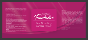 Packaging Design by pivotaldesign.biz for Certified Tanaholics LLC | Design: #18701103