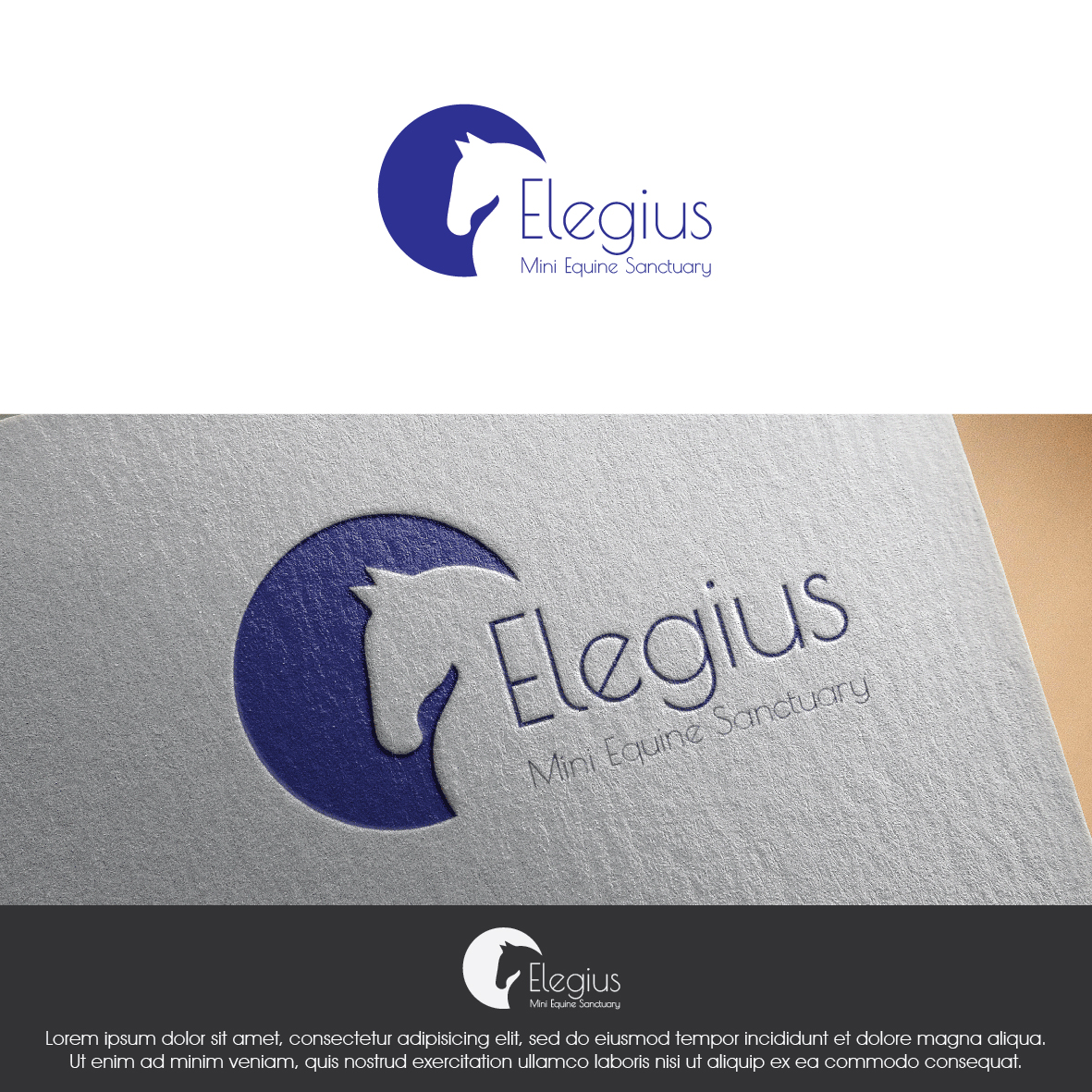 Logo-Design von stellogrodesain für Elegius Mini Equine Sanctuary | Design #18634581