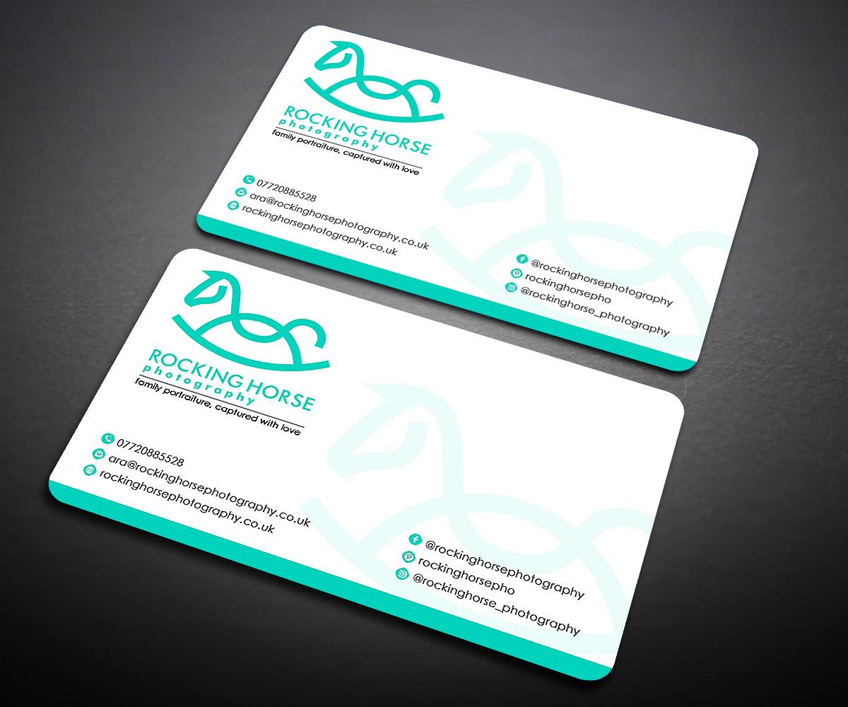 Business Card Design by Designers Hub for Rocking Horse Photography | Design #18626944