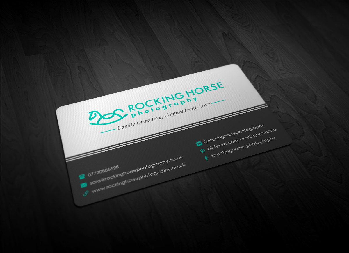 Visitenkarten-Design von Pointless Pixels India für Rocking Horse Photography | Design #18627605