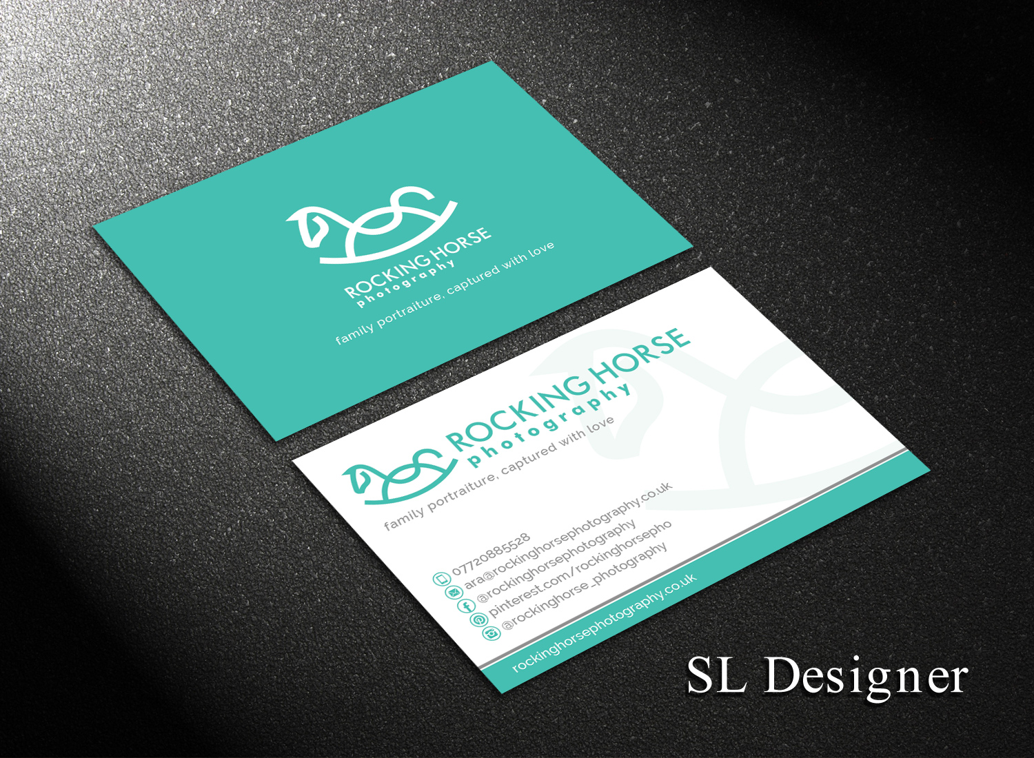 Business Card Design by SL Designer for Rocking Horse Photography | Design #18628196